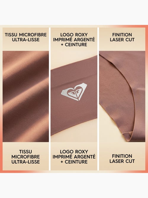 ROXY Pack Cuecas Microfibra Invisível Laser Cut x4 - Kiabi ROXY Pack Cuecas Microfibra Invisível Laser Cut x4 - Kiabi