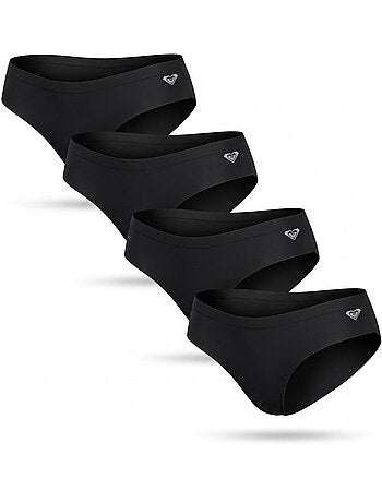 ROXY Pack Cuecas Microfibra Invisível Laser Cut x4