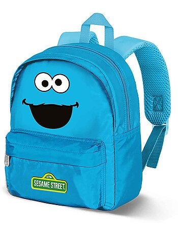 Rua Sésamo Monstro das Bolachas Face Mochila Pré-escolar Joy, Azul