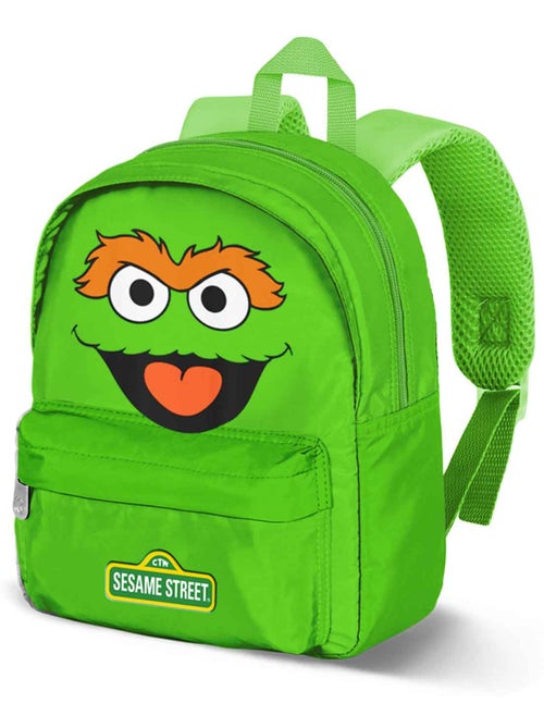 Rua Sésamo Óscar Face Mochila Pré-escolar Joy, Verde - Kiabi
