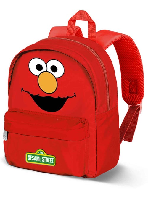 Rua Sésamo Simão Face Mochila Pré-escolar Joy, Vermelha - Kiabi Rua Sésamo Simão Face Mochila Pré-escolar Joy, Vermelha - Kiabi
