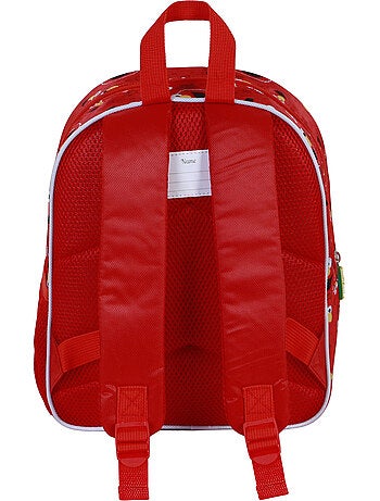 Rua sésamo simão happy mochila 3d elite, vermelha