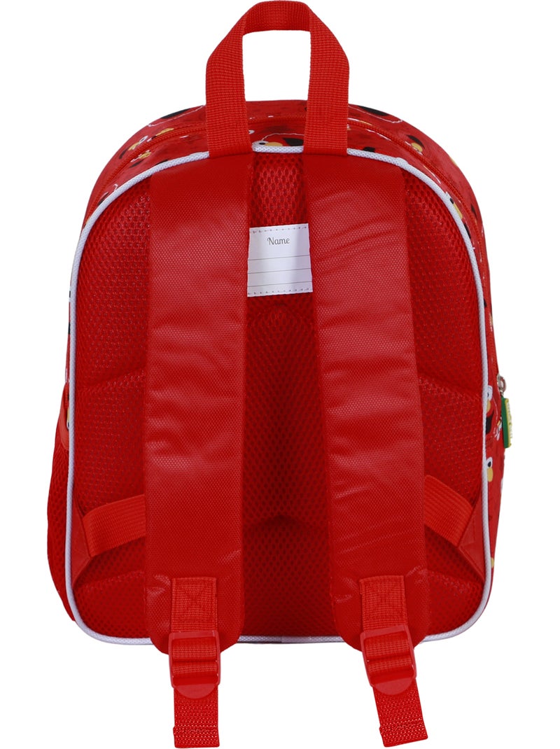 Rua Sésamo Simão Happy Mochila 3D Elite, Vermelha Vermelho - Kiabi
