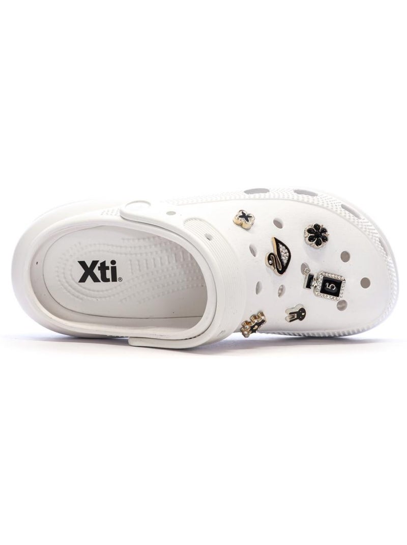 Sabots de Plataforma Brancos para Mulher XTI 143888 Branco - Kiabi