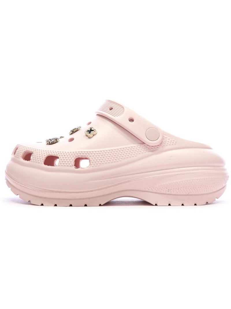 Sabots Plataforma Rosa para Mulher XTI 143888 Rosa - Kiabi