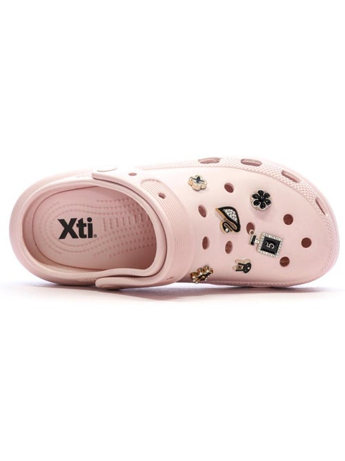 Sabots Plataforma Rosa para Mulher XTI 143888 - Kiabi Sabots Plataforma Rosa para Mulher XTI 143888 - Kiabi
