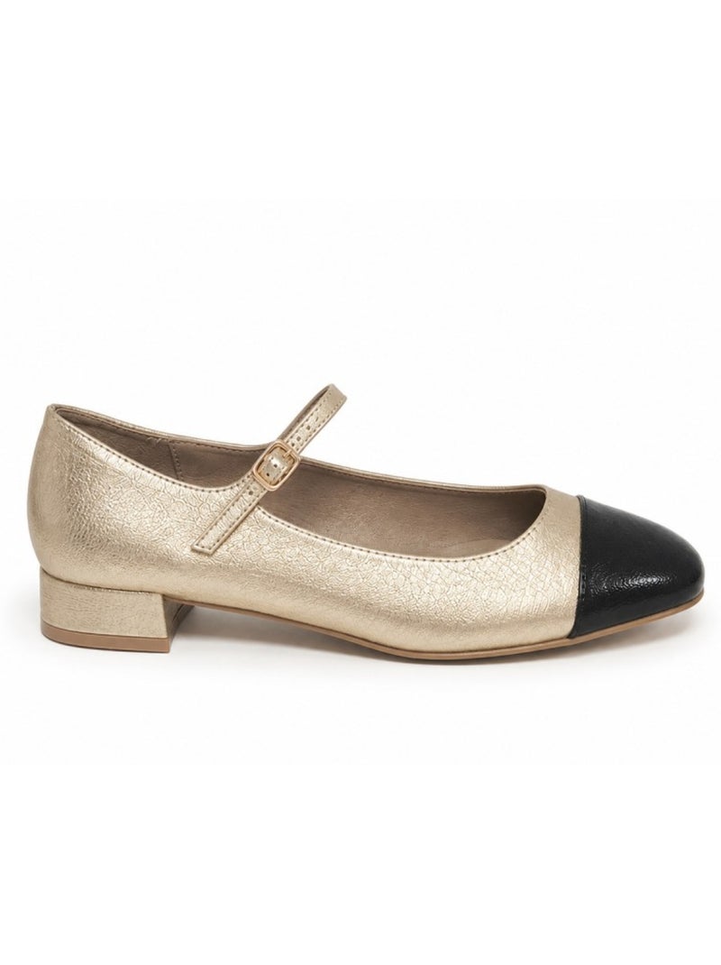 Sabrina material sintético montevita Dourado/Ouro - Kiabi
