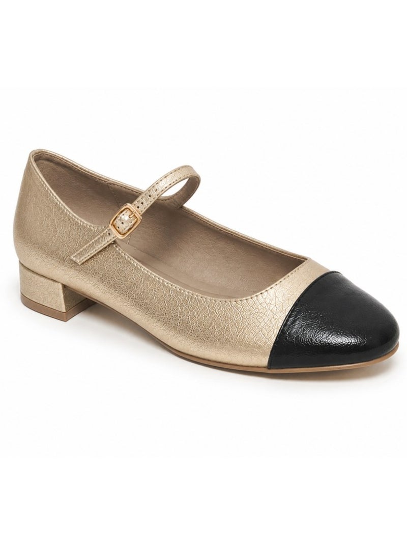 Sabrina material sintético montevita Dourado/Ouro - Kiabi