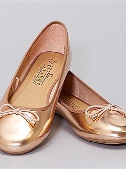 Sabrinas acobreadas para tamanhos grandes - Kiabi