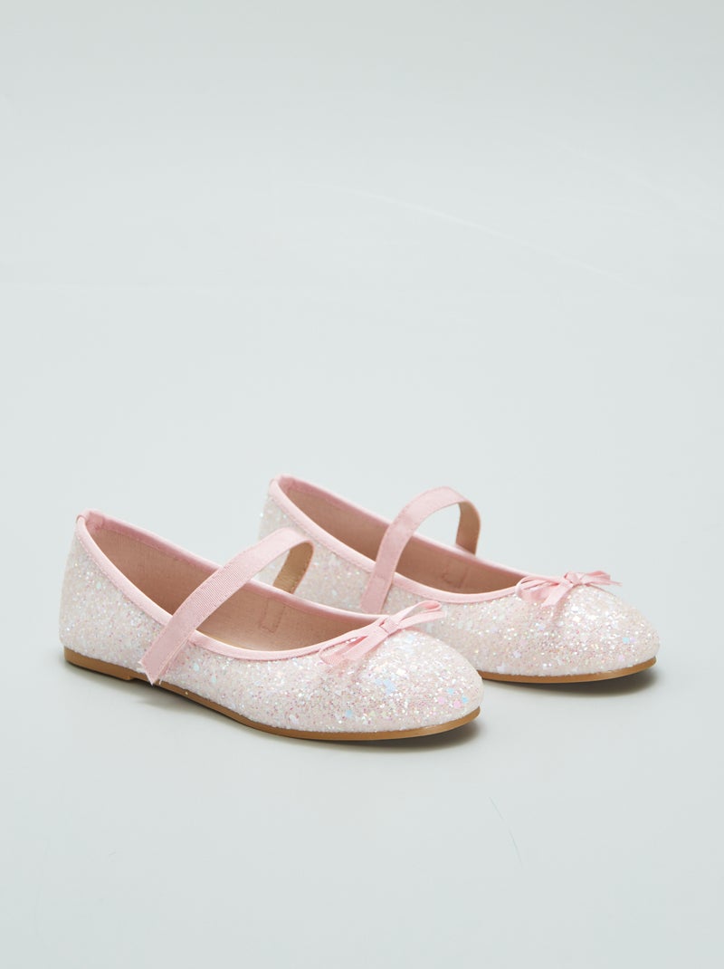 Sabrinas brilhantes com minissalto ROSA - Kiabi