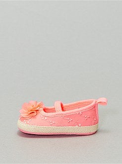 Sabrinas com bordado inglês - Kiabi