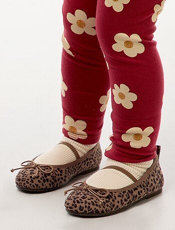 Sabrinas com motivo leopardo