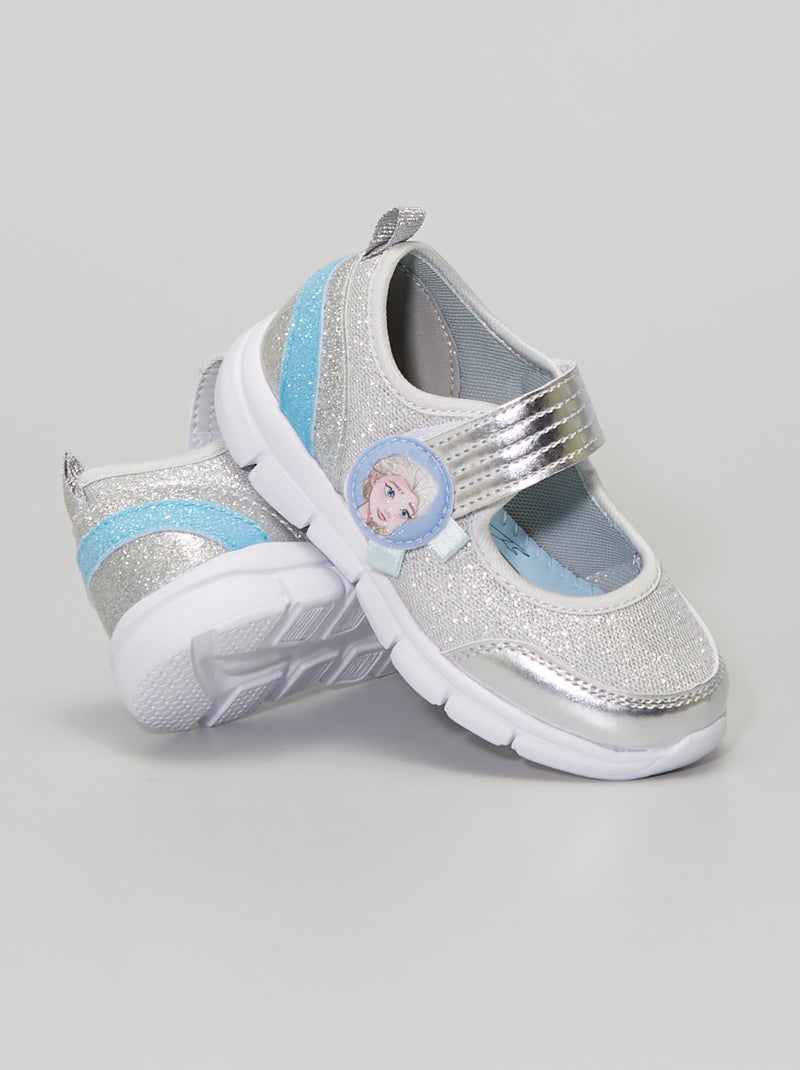 Sabrinas com velcro 'Frozen' Prata - Kiabi