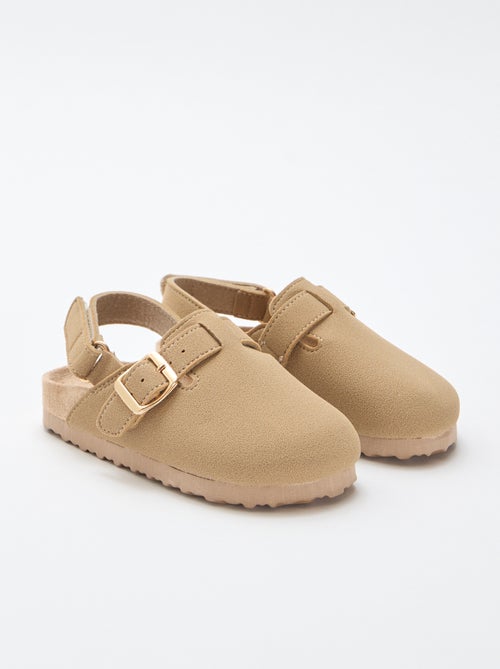 Sabrinas de camurça com velcro - Kiabi