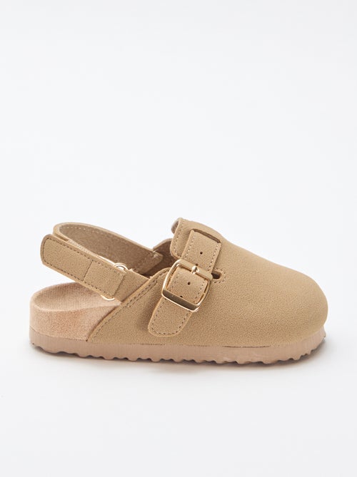 Sabrinas de camurça com velcro - Kiabi