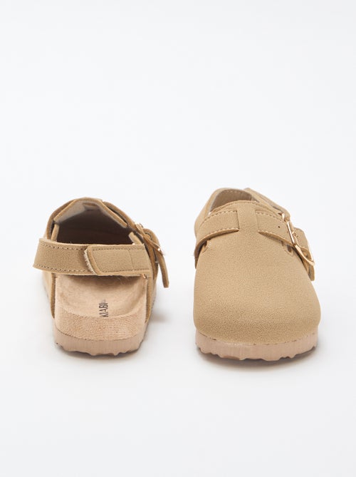 Sabrinas de camurça com velcro - Kiabi