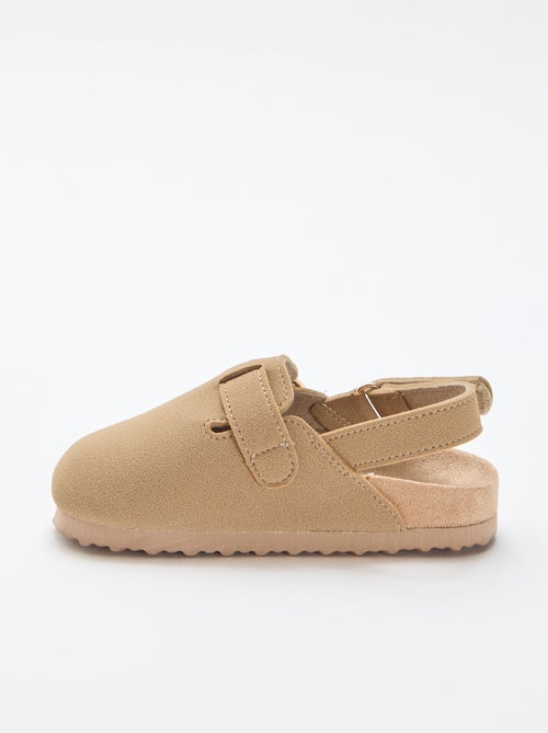 Sabrinas de camurça com velcro - Kiabi