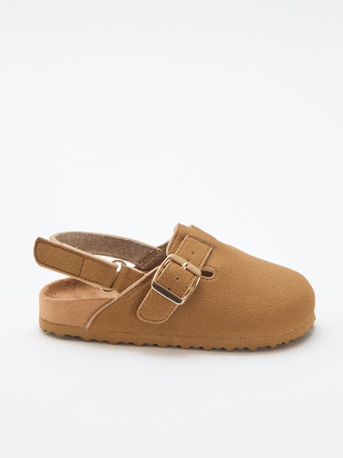 Sabrinas de camurça com velcro - Kiabi