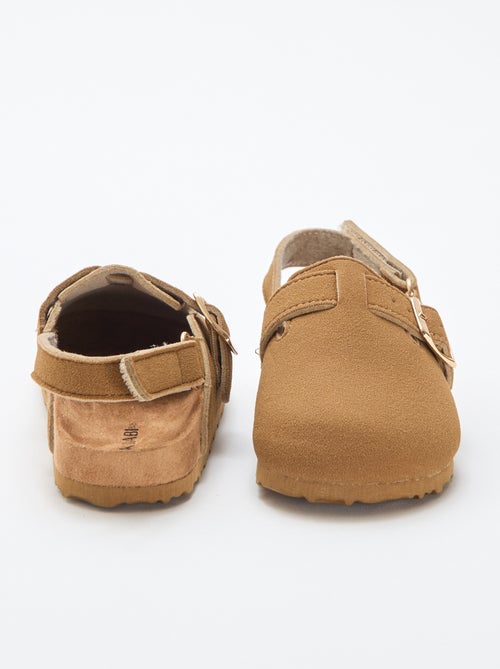 Sabrinas de camurça com velcro - Kiabi