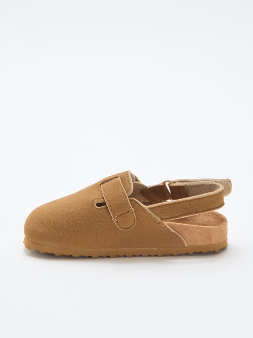 Sabrinas de camurça com velcro - Kiabi