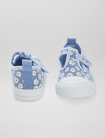 Sabrinas de lona com velcro