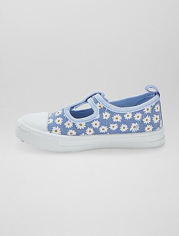 Sabrinas de lona com velcro