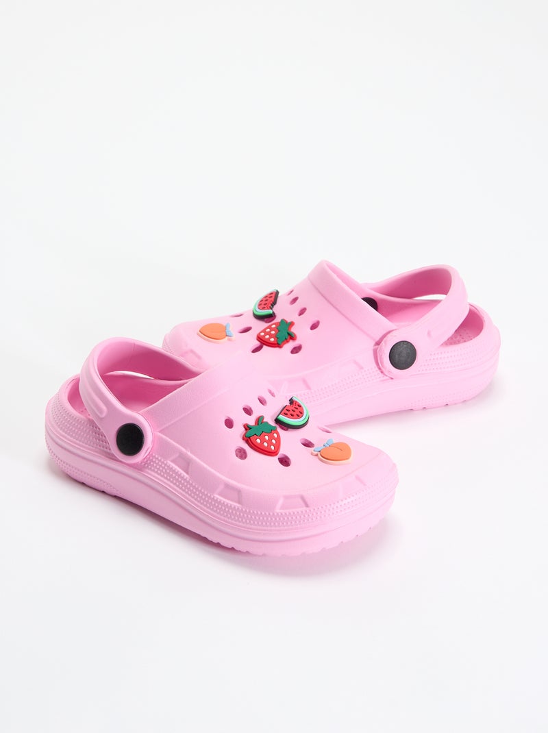 Sabrinas de plástico 'frutas' Rosa - Kiabi