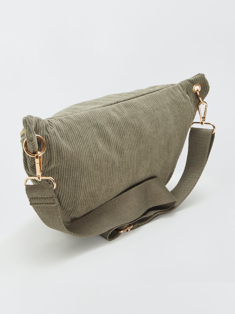 Saco banana em bombazina VERDE - Kiabi