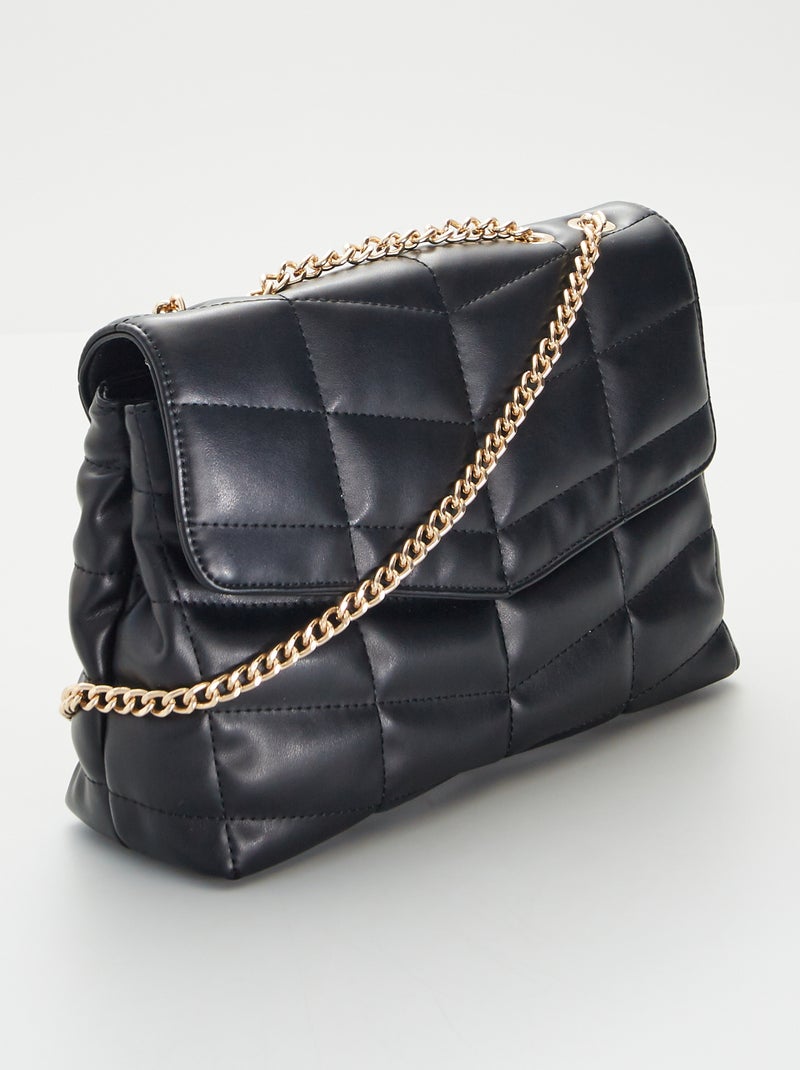Saco com alça acolchoado Preto - Kiabi
