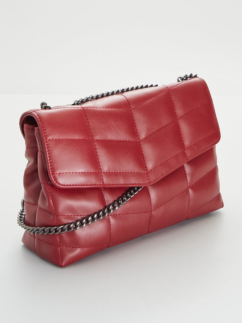 Saco com alça acolchoado Vermelho - Kiabi
