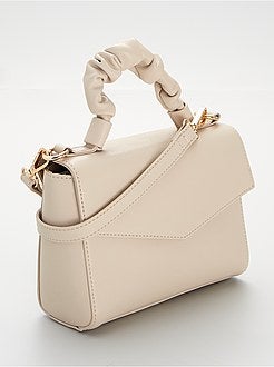 Saco com alça em pele sintética - Kiabi