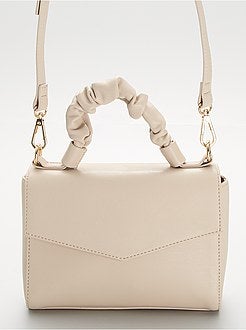 Saco com alça em pele sintética - Kiabi