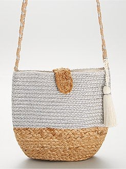 Saco com efeito palha entrançada - Kiabi