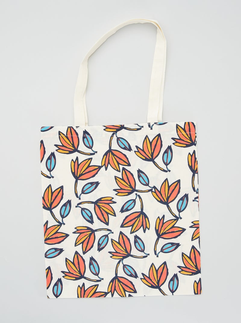 Saco de alças estampado Estampado - Kiabi