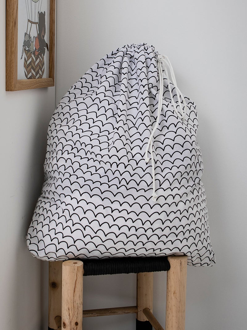 Saco de arrumação Cinza/ Branco - Kiabi