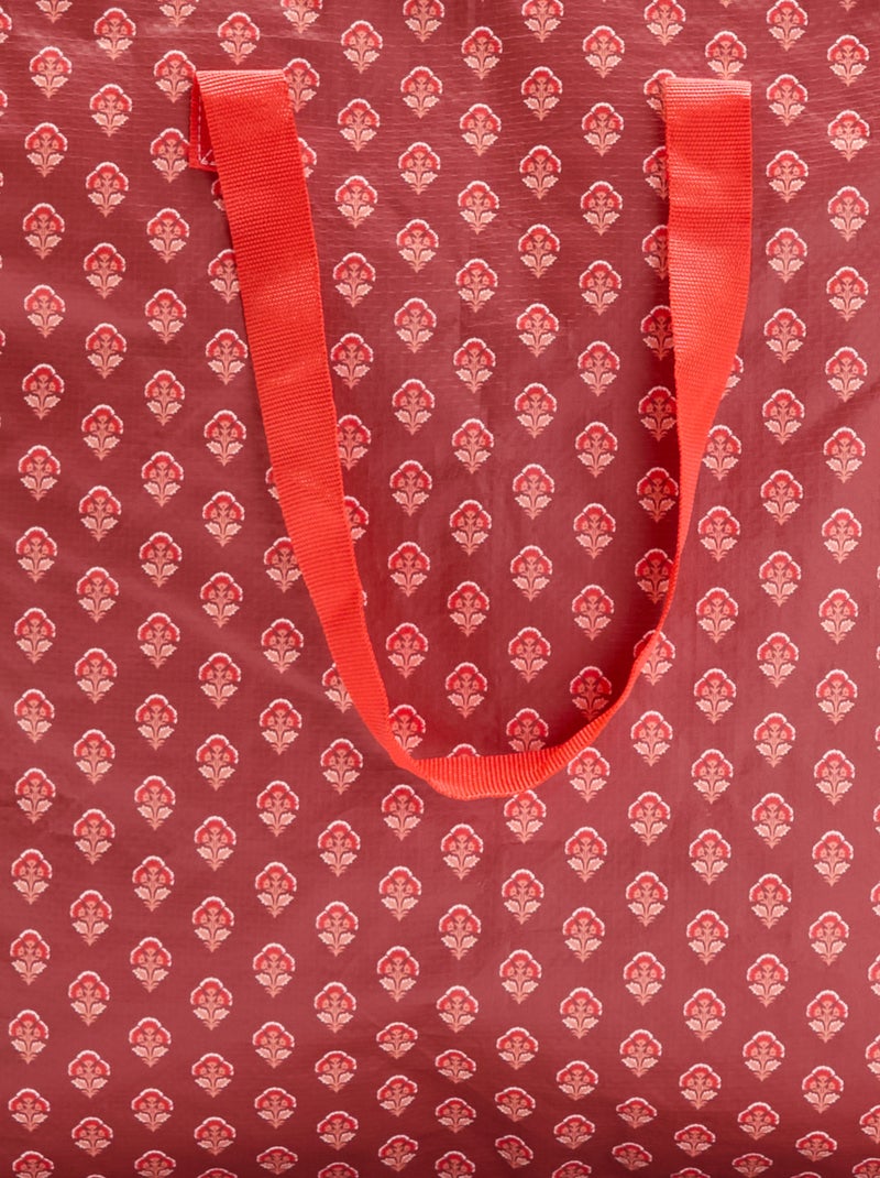 Saco de arrumação estampado Vermelho - Kiabi