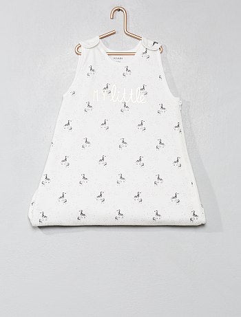 Saco de bebé com estampado zebra - Kiabi