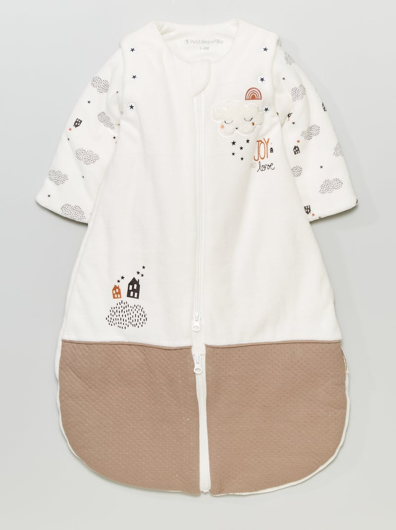 Saco de bebé de veludo 'Petit Béguin'  - TOG 3 BEGE - Kiabi