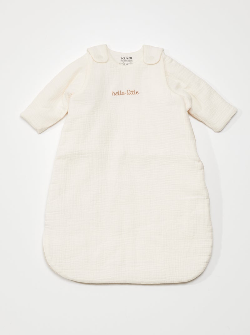 Saco de bebé em gaze de algodão  - TOG 2,5 BEGE - Kiabi