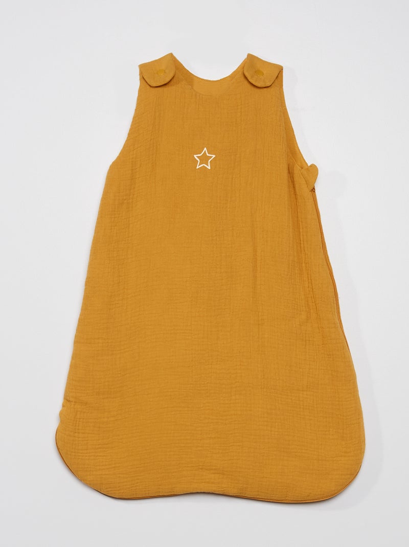 Saco de bebé em gaze de algodão com estampado - TOG 2.5 AMARELO - Kiabi