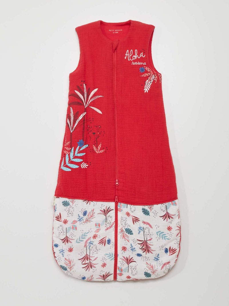 Saco de bebé em gaze de algodão 'Petit Béguin' - TOG 2 ROSA - Kiabi