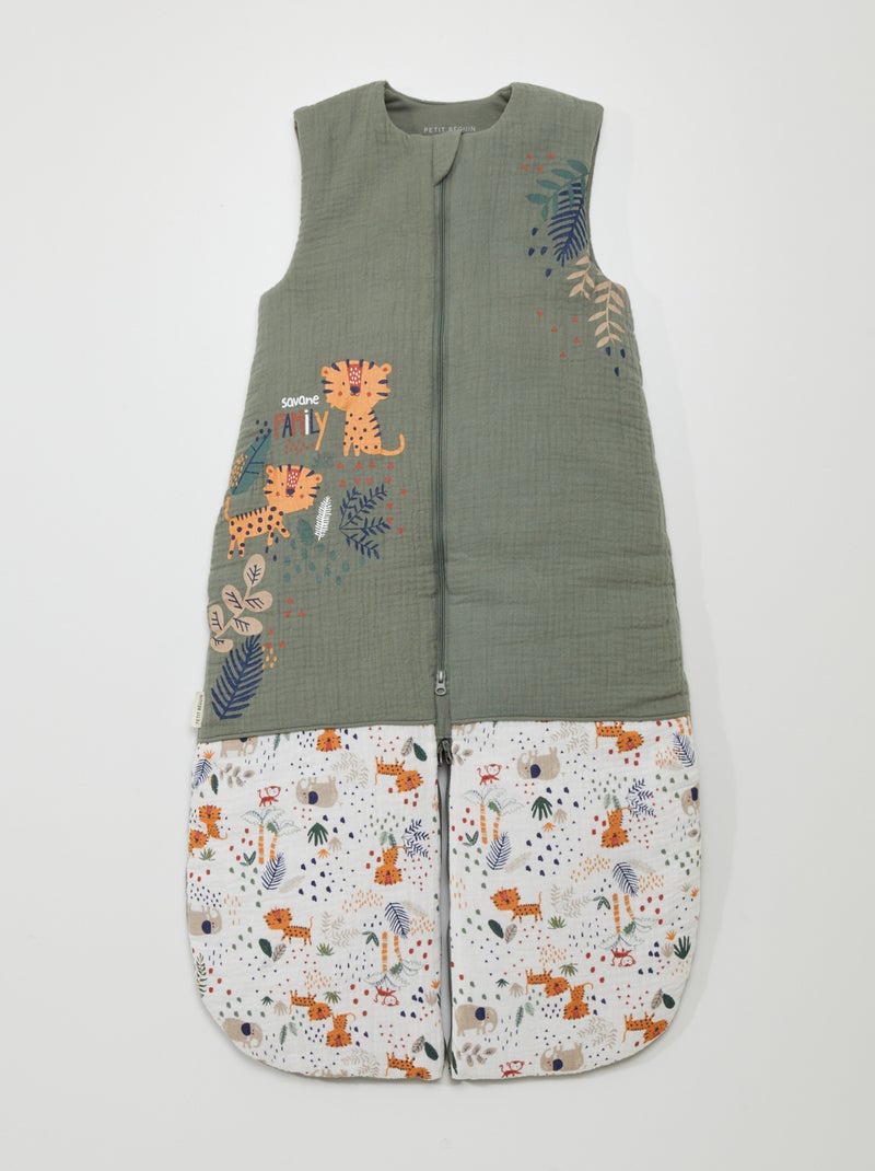 Saco de bebé em gaze de algodão 'Petit Béguin' - TOG 2 VERDE - Kiabi
