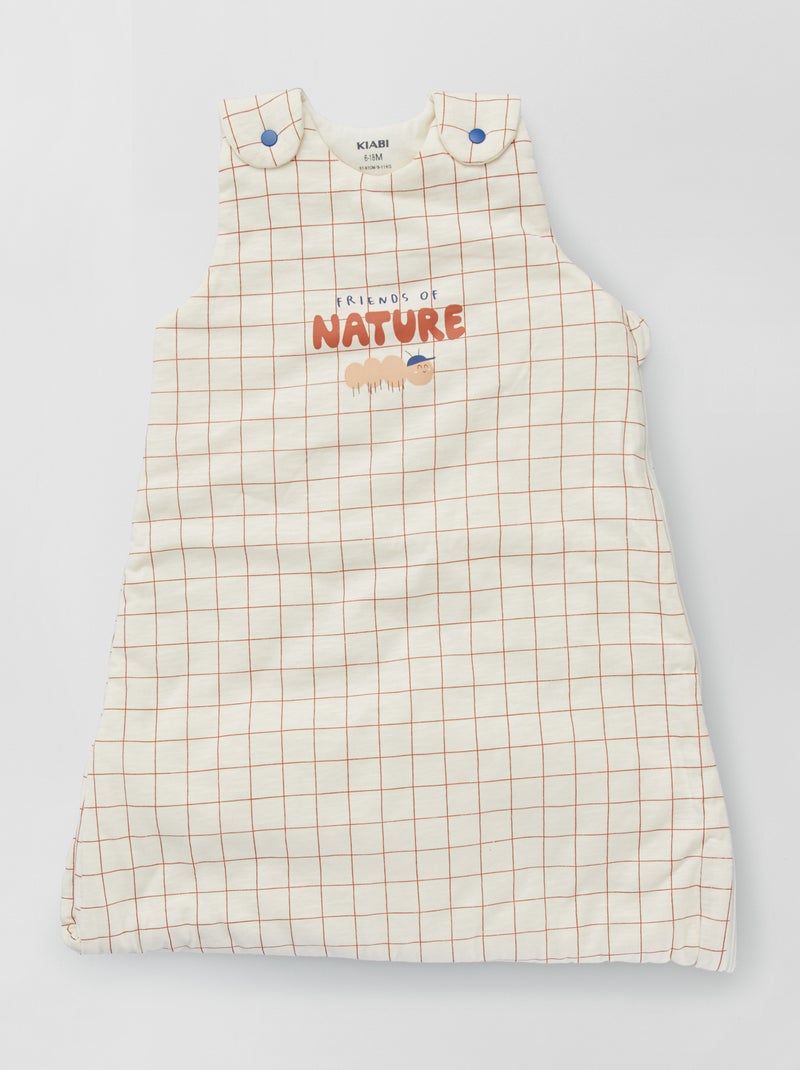 Saco de bebé em jersey BRANCO - Kiabi