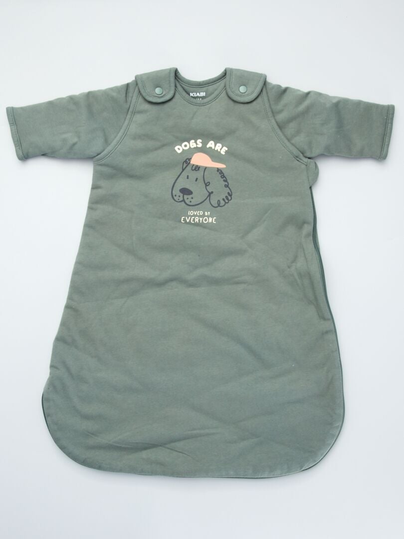 Saco de bebé em jersey mangas amovíveis AZUL - Kiabi