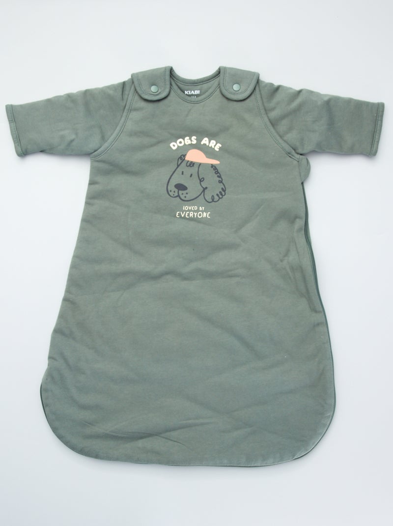 Saco de bebé em jersey mangas amovíveis AZUL - Kiabi