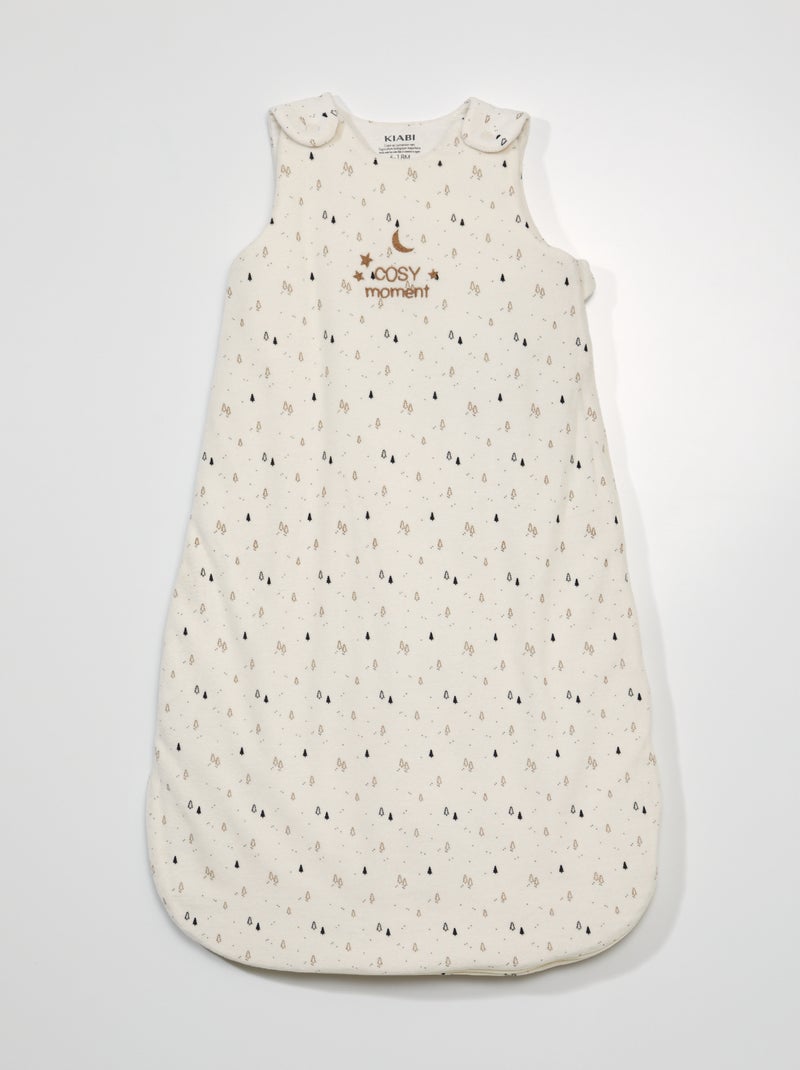 Saco de bebé em veludo - TOG 2.5 BRANCO - Kiabi
