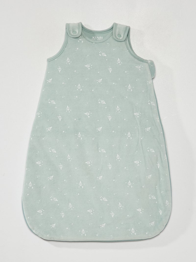 Saco de bebé em veludo AZUL - Kiabi