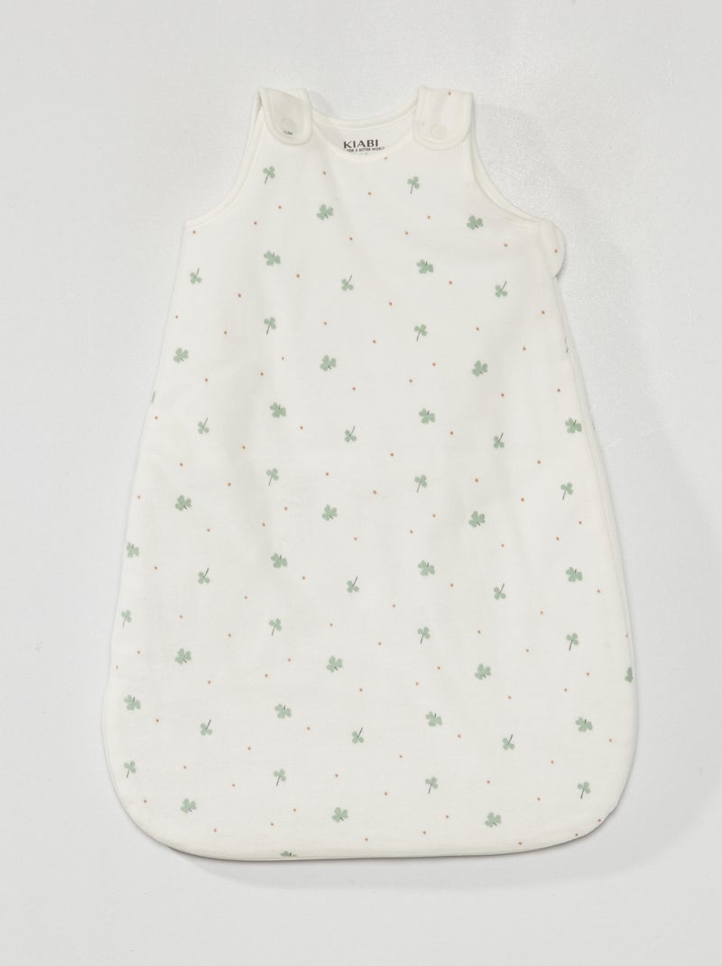 Saco de bebé em veludo BRANCO - Kiabi