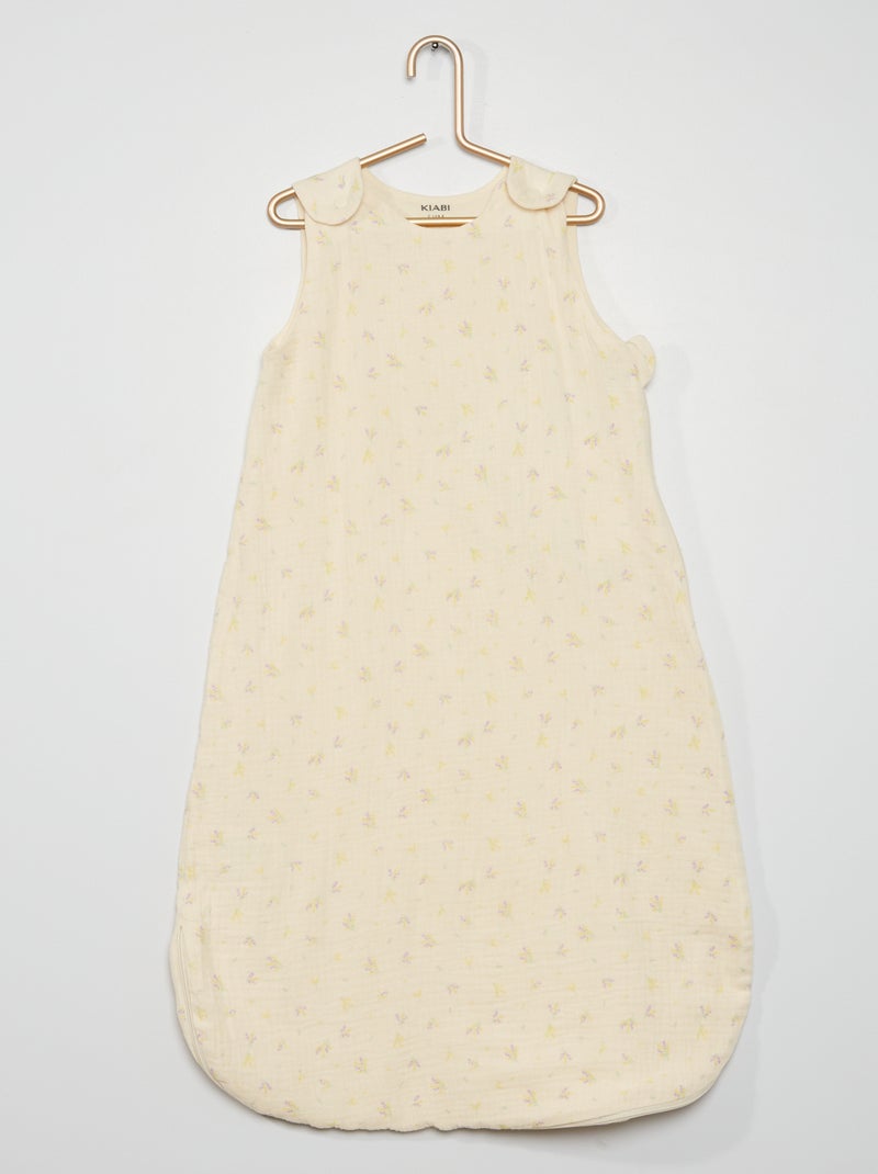 Saco de bebé leve com estampado BRANCO - Kiabi