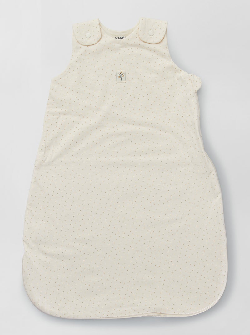 Saco de bebé leve em jersey - TOG 1 BRANCO - Kiabi